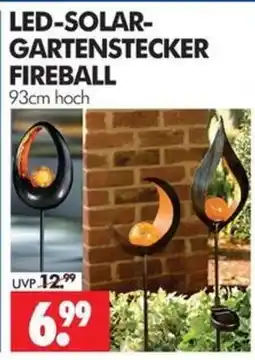 Wreesmann LED-SOLAR-GARTENSTECKER FIREBALL Angebot