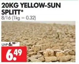 Wreesmann 20KG YELLOW-SUN SPLIT* Angebot