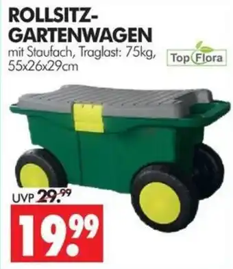 Wreesmann ROLLSITZ-GARTENWAGEN Top Flora Angebot