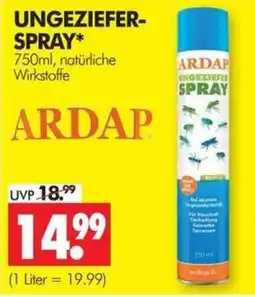 Wreesmann ARDAP UNGEZIEFER-SPRAY Angebot