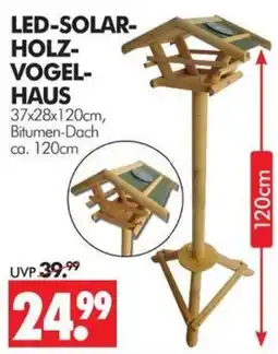 Wreesmann LED-SOLAR-HOLZ-VOGEL-HAUS Angebot