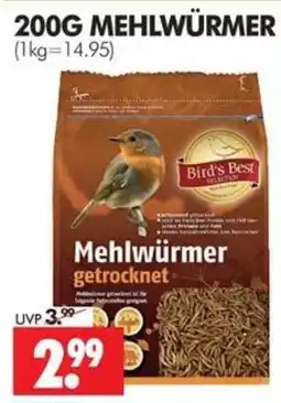 Wreesmann Bird's Best Mehlwürmer getrocknet Angebot