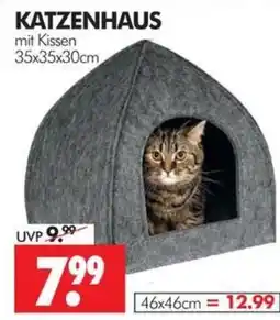 Wreesmann KATZENHAUS mit Kissen Angebot