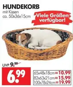Wreesmann Hundekorb mit Kissen Angebot