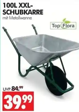 Wreesmann 100L XXL-SCHUBKARRE mit Metallwanne Top Flora Angebot