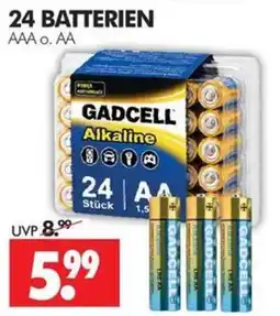 Wreesmann GADCELL Alkaline AAA o. AA Angebot