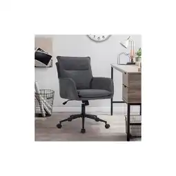 Netto Marken-Discount HOME DELUXE Bürostuhl aus Webstoff CORA - Anthrazit Angebot
