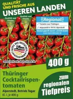 Norma Thüringer Cocktailrispentomaten Angebot
