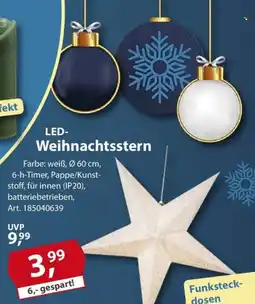 Sonderpreis Baumarkt LED Weihnachtsstern Angebot