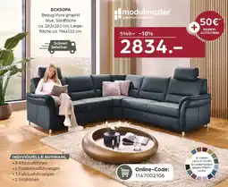 Möbel Buss ECKSOFA modulmaster Angebot