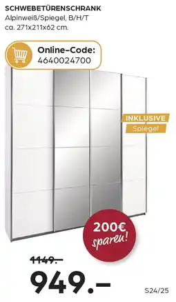 Möbel Buss Schwebetürenschrank Angebot