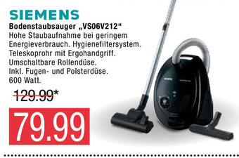 Marktkauf Siemens Bodenstaubsauger | VS06V212 Angebot