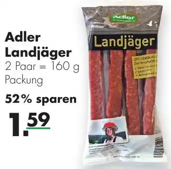 Handelshof Adler Landjäger 160g Packung Angebot