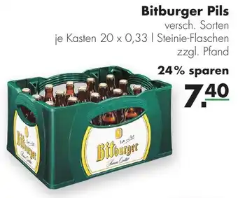 Handelshof Bitburger Pils 20x0,33L Angebot