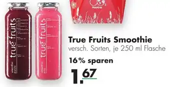 Handelshof True Fruits Smoothie 250ml Flasche Angebot