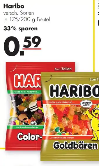 Handelshof Haribo 175/200g Beutel Angebot