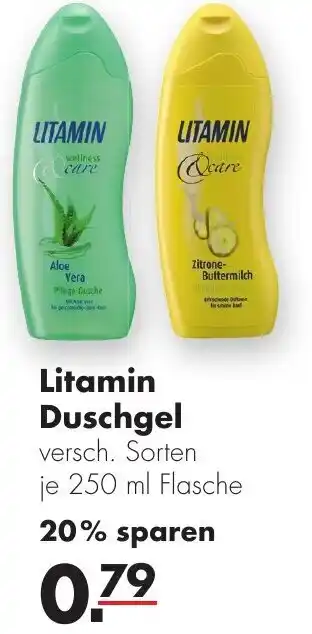 Handelshof Litamin Duschgel 250ml Flasche Angebot