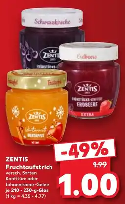 Kaufland ZENTIS Fruchtaufstrich Angebot