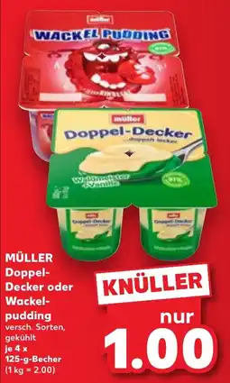 Kaufland MÜLLER Doppel-Decker oder Wackelpudding Angebot