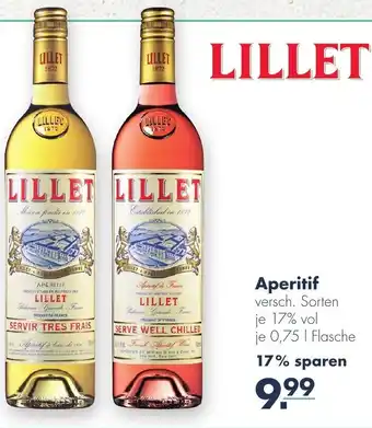 Handelshof Lillet Aperitif 0,75L Flasche Angebot