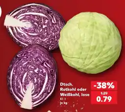 Kaufland Dtsch. Rotkohl oder Weißkohl Angebot