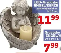 CENTERSHOP LED-Grabdeko ENGEL/KERZE Angebot