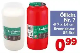 CENTERSHOP Öllicht Nr. 7 Angebot