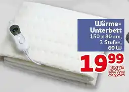 CENTERSHOP Wärme-Unterbett Angebot