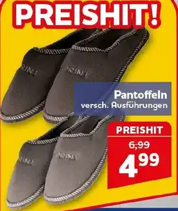 CENTERSHOP Pantoffeln PRINT Angebot