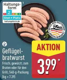 Aldi Nord Geflügelbratwurst Angebot
