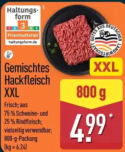 Aldi Nord Gemischtes Hackfleisch XXL Angebot