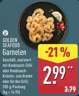 Aldi Nord GOLDEN SEAFOOD Garnelen Angebot