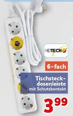 CENTERSHOP HEITECH Tischsteckdosenleiste Angebot