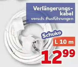 CENTERSHOP Verlängerungskabel Schuko Angebot