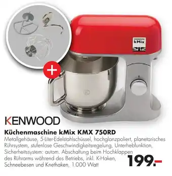 Handelshof Kenwood Küchenmaschine kMix KMX 750RD Angebot