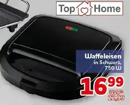 CENTERSHOP Waffeleisen in Schwarz Angebot