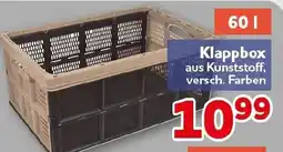 CENTERSHOP Klappbox aus Kunststoff Angebot