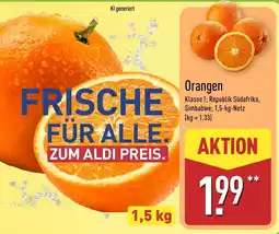 Aldi Nord Orangen Angebot