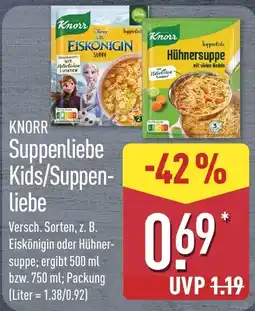 Aldi Nord Knorr Suppenliebe Kids/Suppenliebe Angebot