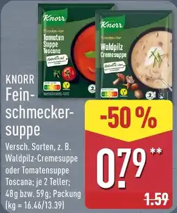 Aldi Nord Knorr Feinschmecker-Suppe Angebot
