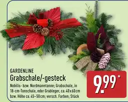 Aldi Nord GARDENLINE Grabschale/-gesteck Angebot