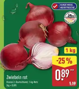 Aldi Nord Zwiebeln rot Angebot