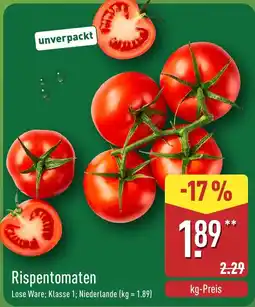 Aldi Nord Rispentomaten Angebot