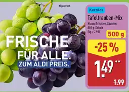 Aldi Nord Kernlos Tafeltrauben-Mix Angebot