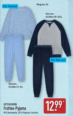 Aldi Nord UP2FASHION Frottee-Pyjama Angebot