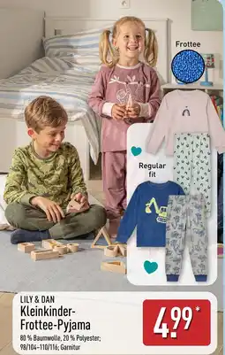Aldi Nord LILY & DAN Kleinkinder-Frottee-Pyjama Angebot