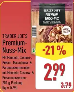 Aldi Nord TRADER JOE'S Premium-Nuss-Mix Angebot