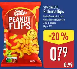 Aldi Nord Sun Snacks Peanut Flips Angebot