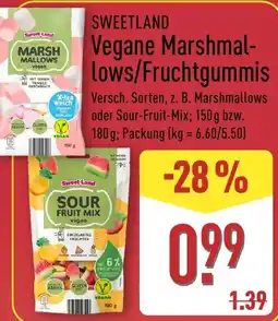Aldi Nord Sweet-Land Vegane Marshmallows/Fruchtgummis Angebot