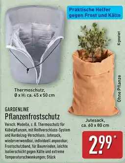 Aldi Nord GARDENLINE Pflanzenfrostschtz Angebot